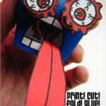 Print! Cut! Fold! Glue! Paper Toys by J.E. Moores