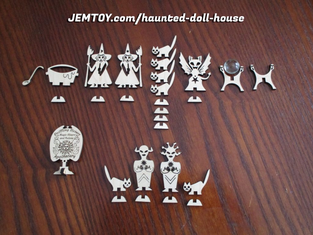 Haunted Doll House Characters by JEMTOY.com