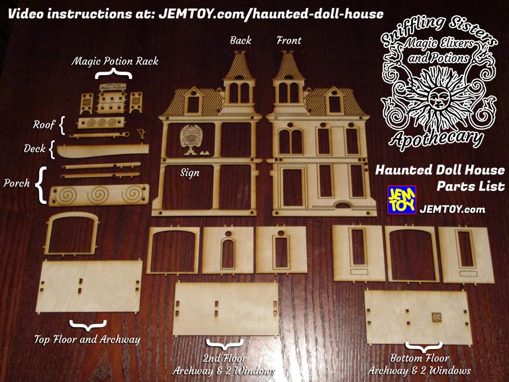 Haunted Doll House Parts List