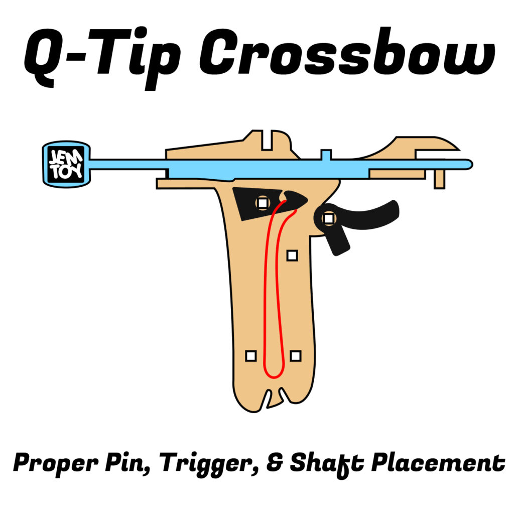 Q-Tip Crossbow trigger pin