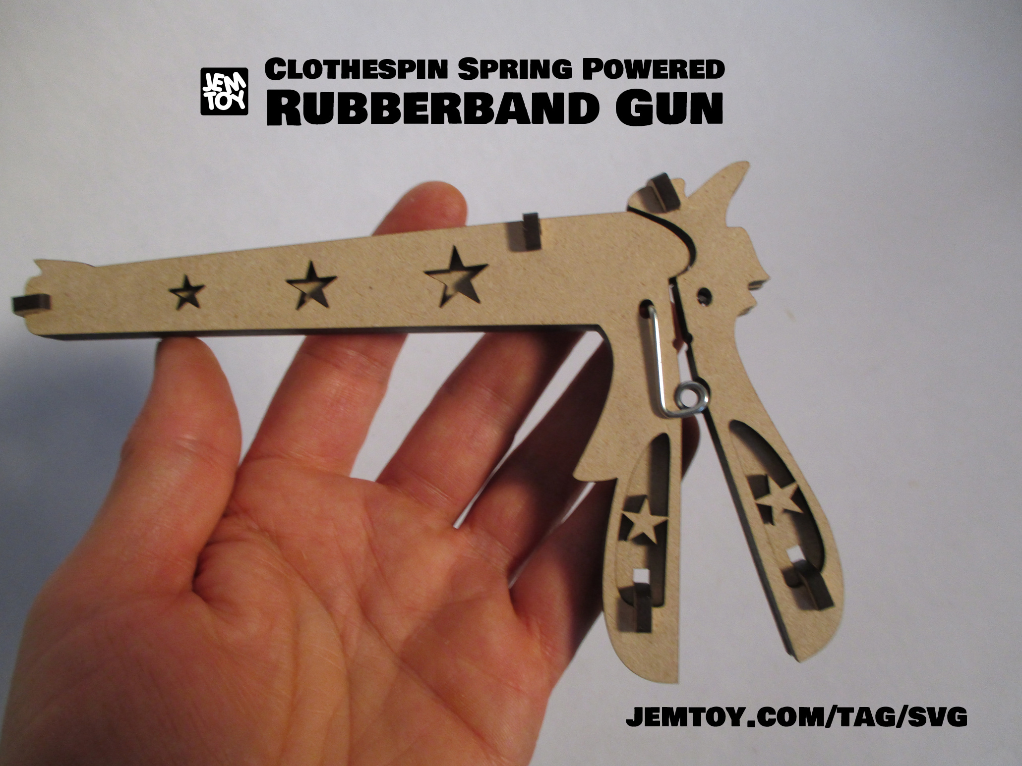 Rubber Band Gun SVG